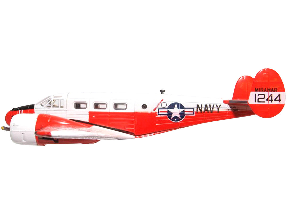 Beech UC-45J Expeditor (Twin Beech) Aircraft "51244 US Navy Naval Air Station Miramar - San Diego CA" 1/72 Diecast Model Airplane by Oxford Diecast LuxuryLifeWay Online Store