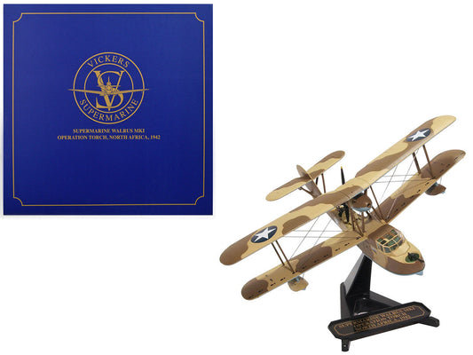 Supermarine Walrus MKI Aircraft "Operation Torch North Africa" (1942) Royal Air Force "Oxford Aviation" Series 1/72 Diecast Model Airplane by Oxford Diecast LuxuryLifeWay Online Store