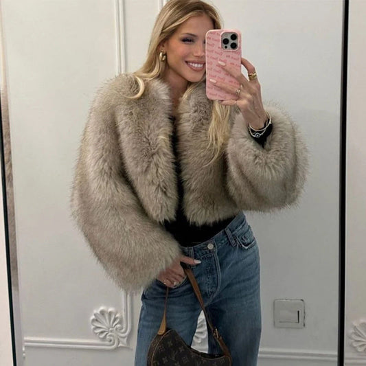Fur Coat Short Tokas Fur Casual Women's Clothing Best YouTube Store