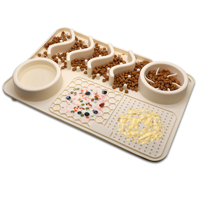Dog Silicone Licking Pad Pet Licking Mat Silicone Smelling Mat Multifunctional Food Bowl Pets Supplies Pets Fashion
