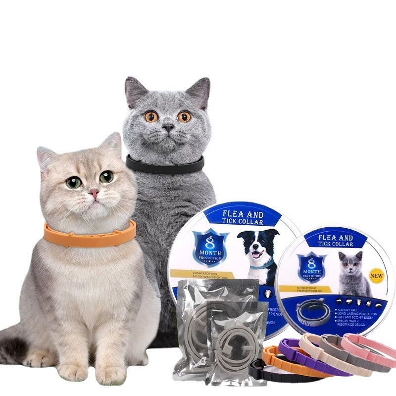 Anti-lice Flea Tick Pet Supplies Deworming Collar Pets Fashion