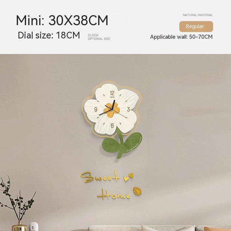 Ins Wall Clock Living Room Creative Modern PearlNestDecor.com