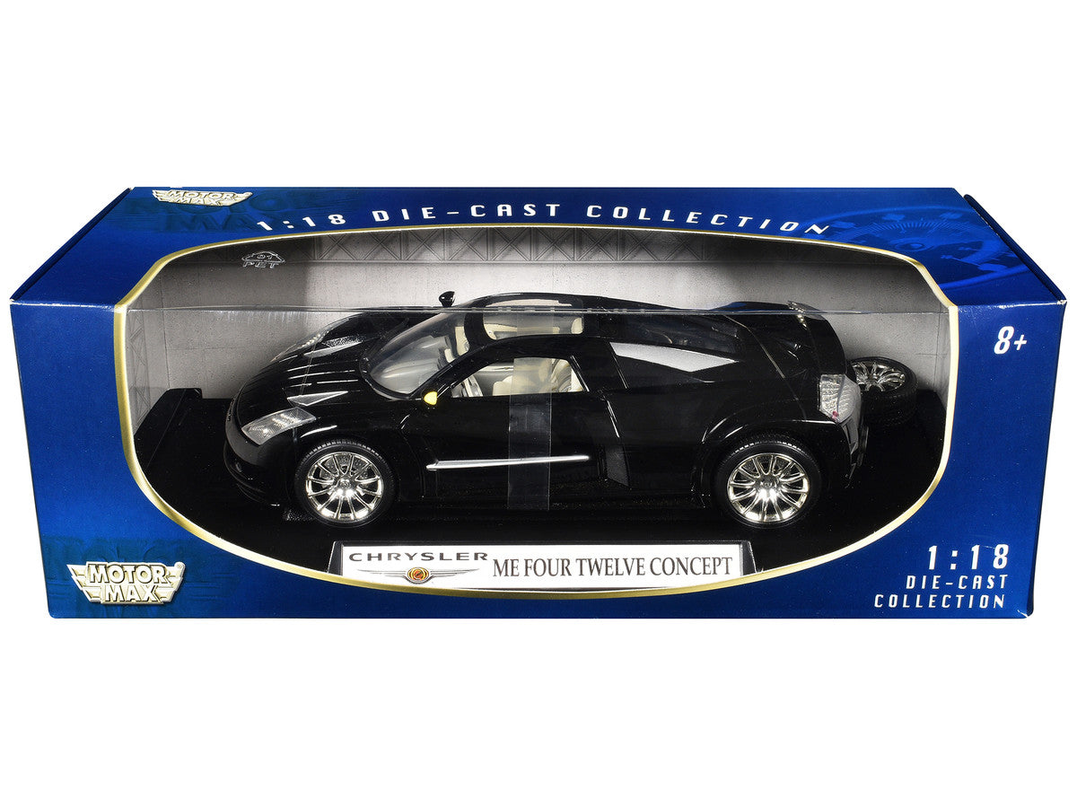 Chrysler Me Four Twelve Black 1/18 Diecast Model Car by Motormax LuxuryLifeWay Online Store