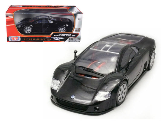 Volkswagen Nardo W12 Show Car Black 1/18 Diecast Model Car by Motormax LuxuryLifeWay Online Store