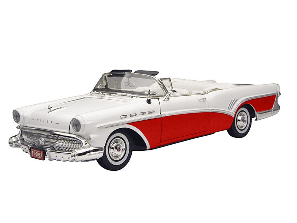 1957 Buick Roadmaster Convertible Red 1/18 Diecast Model Car by Motormax LuxuryLifeWay Online Store