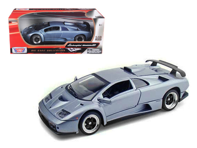 Lamborghini Diablo GT Silver 1/18 Diecast Model Car by Motormax LuxuryLifeWay Online Store