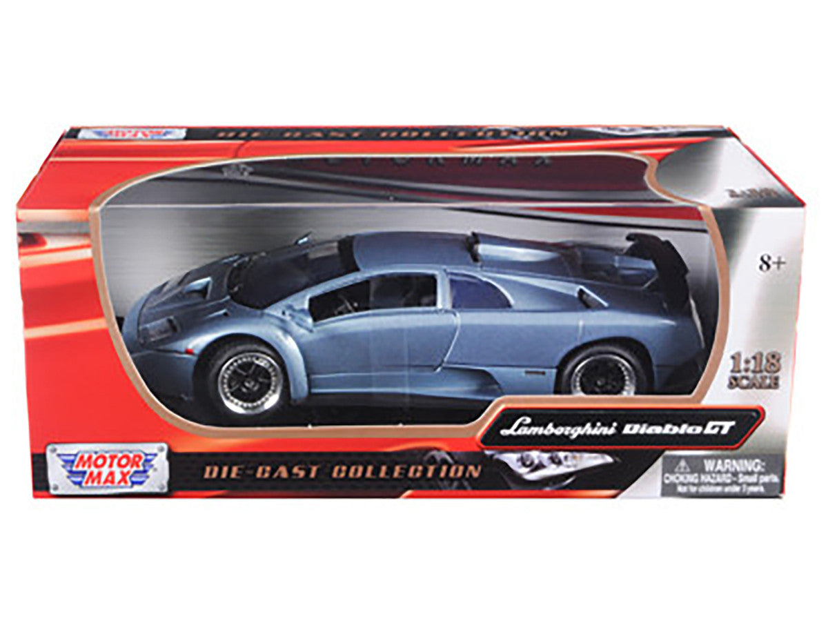 Lamborghini Diablo GT Silver 1/18 Diecast Model Car by Motormax LuxuryLifeWay Online Store