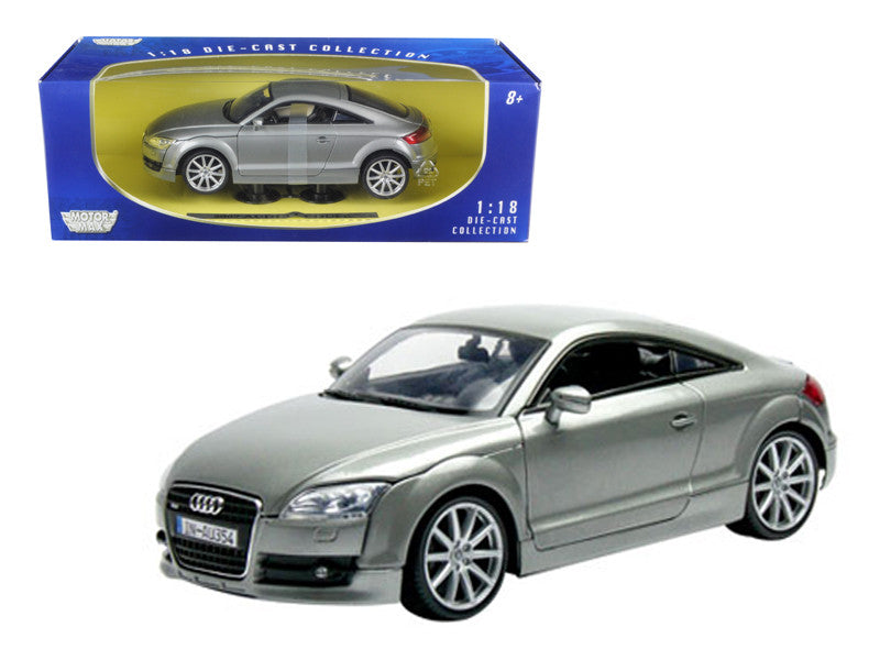 2007 Audi TT Coupe Grey 1/18 Diecast Car Model by Motormax LuxuryLifeWay Online Store