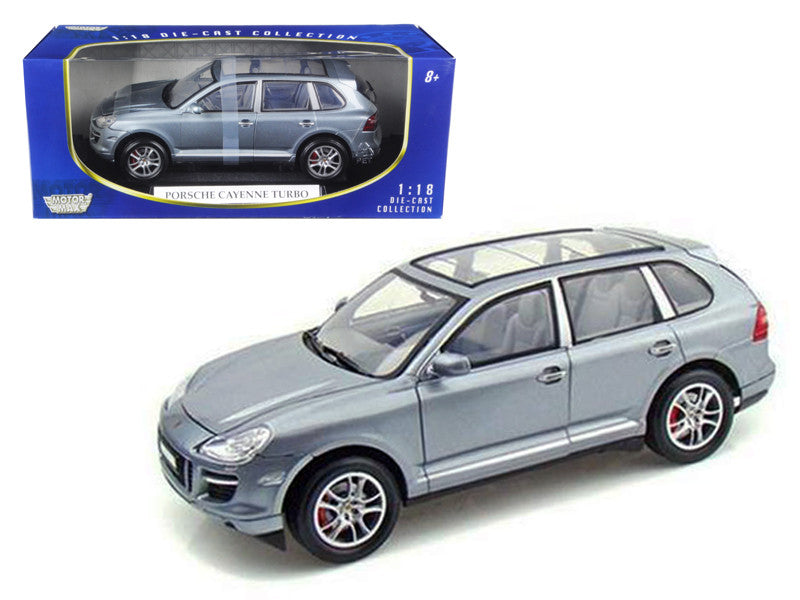 2008 Porsche Cayenne Turbo Silver 1/18 Diecast Model Car by Motormax LuxuryLifeWay Online Store