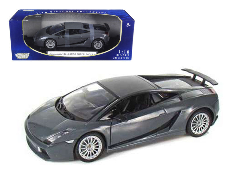 Lamborghini Gallardo Superleggera Grey 1/18 Diecast Model Car by Motormax LuxuryLifeWay Online Store