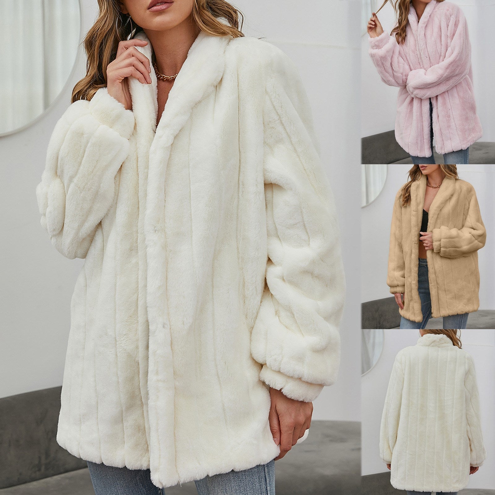 Ackets For Coat White Winter Floral Jacket Women Spring LadyShow.Store