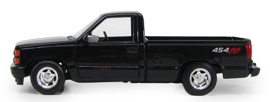 1992 Chevrolet 454 SS Pickup Truck Black 1/24 Diecast Model Car by Motormax LuxuryLifeWay Online Store
