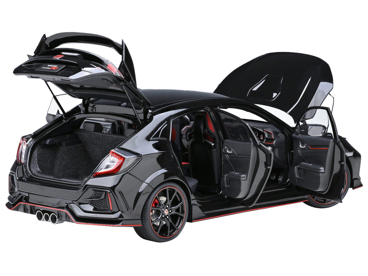 2021 Honda Civic Type R (FK8) RHD (Right Hand Drive) Crystal Black Pearl 1/18 Model Car by Autoart LuxuryLifeWay Online Store