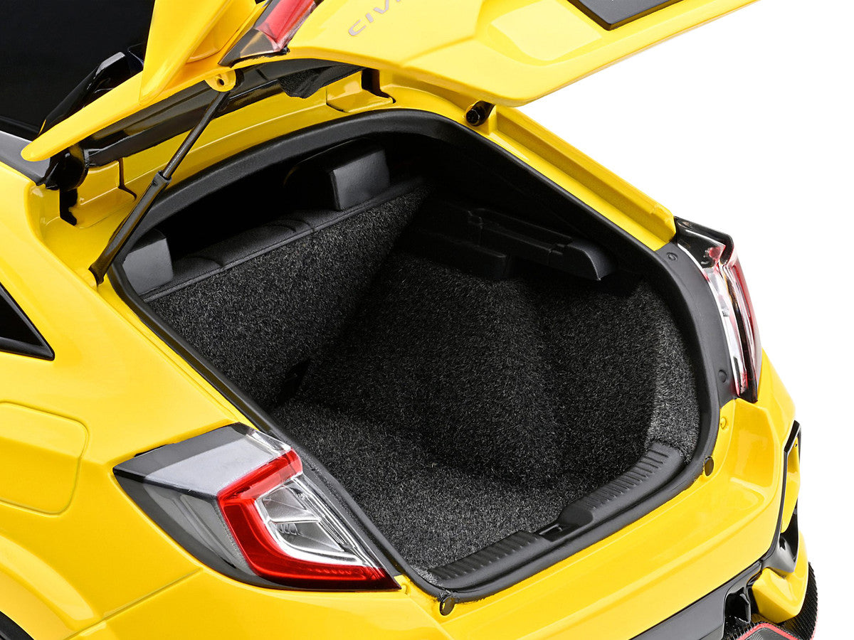 2021 Honda Civic Type R (FK8) RHD (Right Hand Drive) Sunlight Yellow Limited Edition 1/18 Model Car by Autoart LuxuryLifeWay Online Store