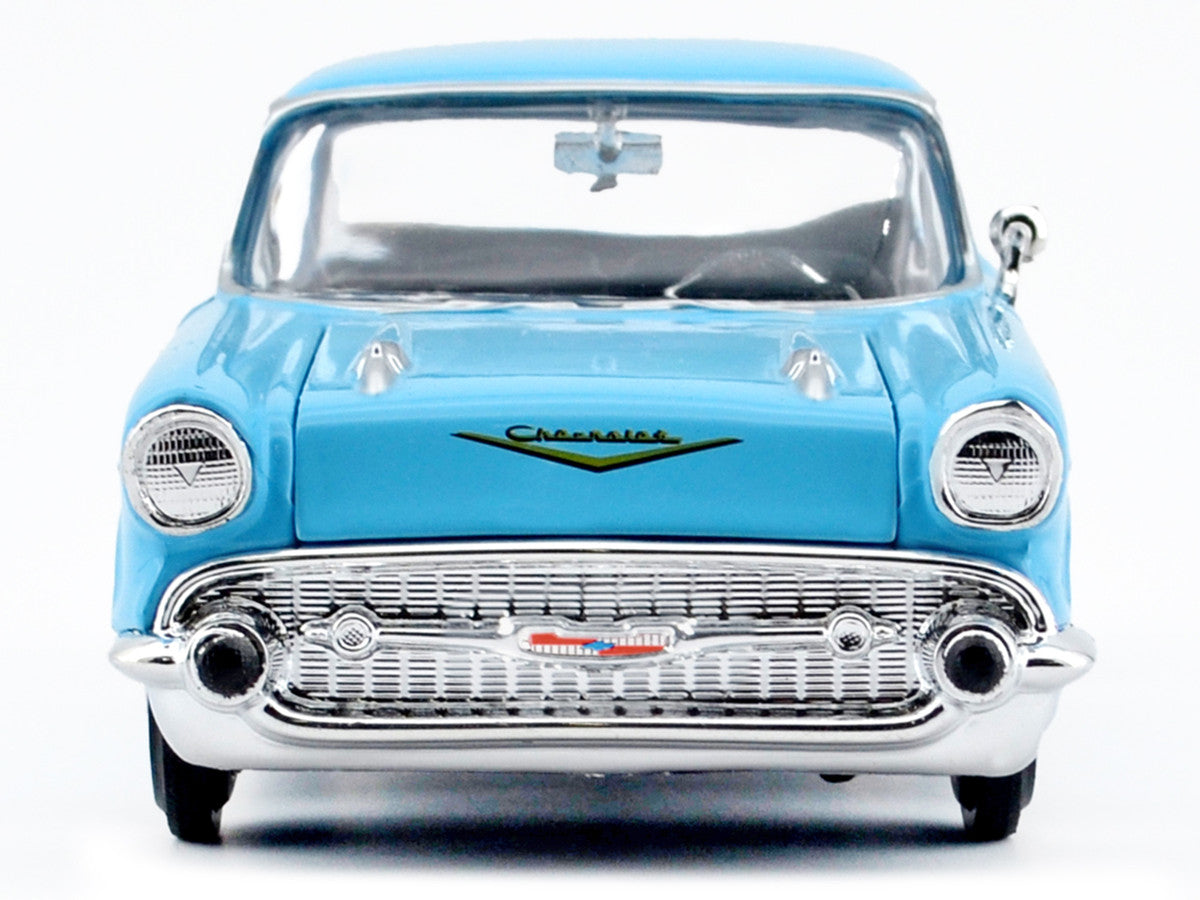 1957 Chevrolet Bel Air Light Blue "Timeless Legends" Series 1/24 Diecast Model Car by Motormax LuxuryLifeWay Online Store