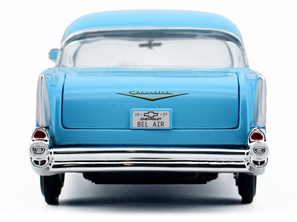 1957 Chevrolet Bel Air Light Blue "Timeless Legends" Series 1/24 Diecast Model Car by Motormax LuxuryLifeWay Online Store