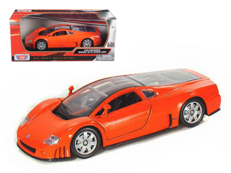 Volkswagen Nardo W12 Orange 1/24 Diecast Car Model by Motormax LuxuryLifeWay Online Store