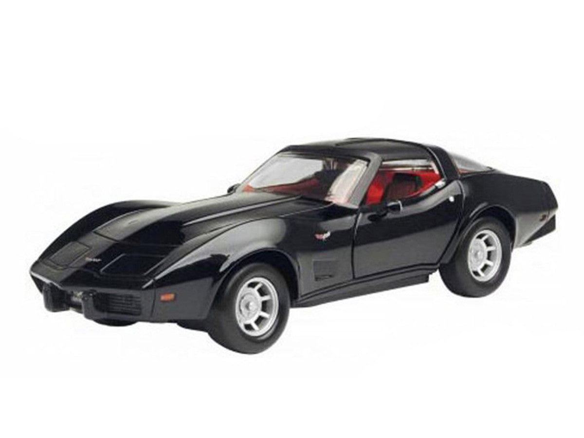 1979 Chevrolet Corvette Black 1/24 Diecast Car Model by Motormax LuxuryLifeWay Online Store