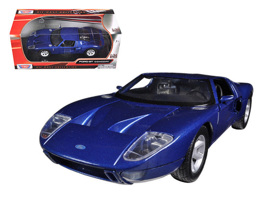 Ford GT Blue 1/24 Diecast Car Model by Motormax LuxuryLifeWay Online Store