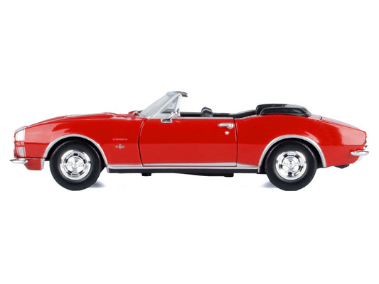 1967 Chevrolet Camaro SS Convertible Burgundy 1/24 Diecast Model Car by Motormax LuxuryLifeWay Online Store
