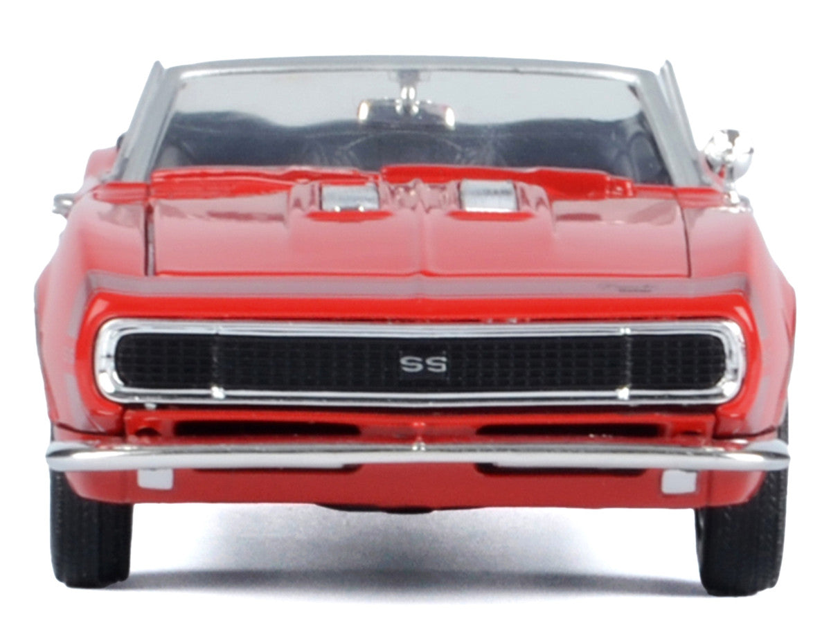 1967 Chevrolet Camaro SS Convertible Burgundy 1/24 Diecast Model Car by Motormax LuxuryLifeWay Online Store