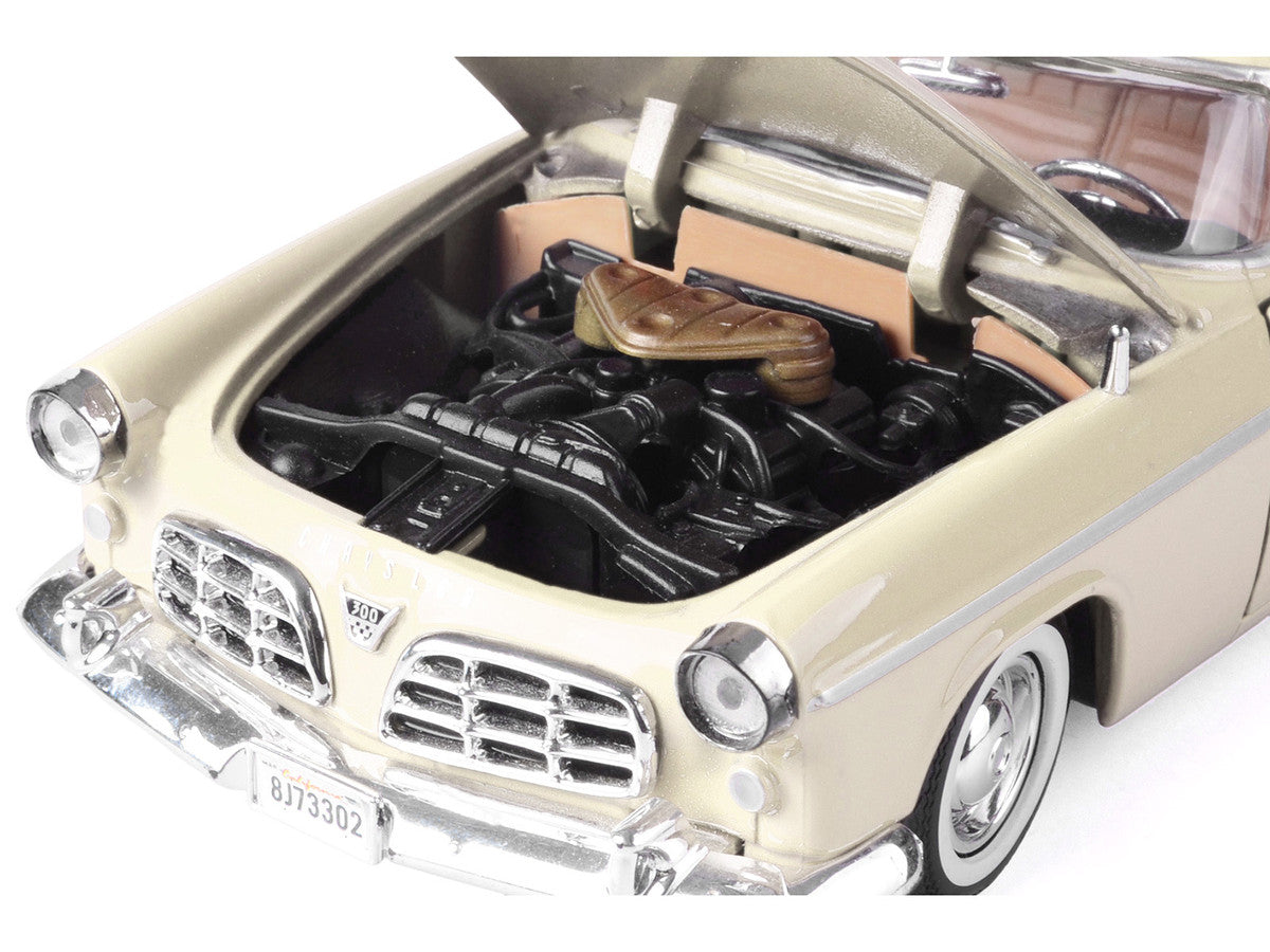 1955 Chrysler C300 Cream "Timeless Legends" Series 1/24 Diecast Model Car by Motormax LuxuryLifeWay Online Store