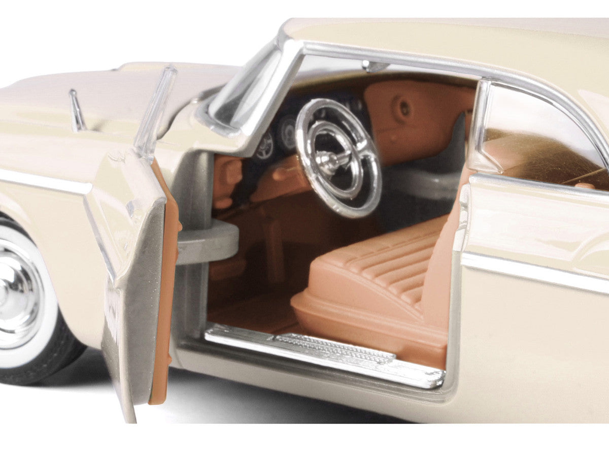 1955 Chrysler C300 Cream "Timeless Legends" Series 1/24 Diecast Model Car by Motormax LuxuryLifeWay Online Store