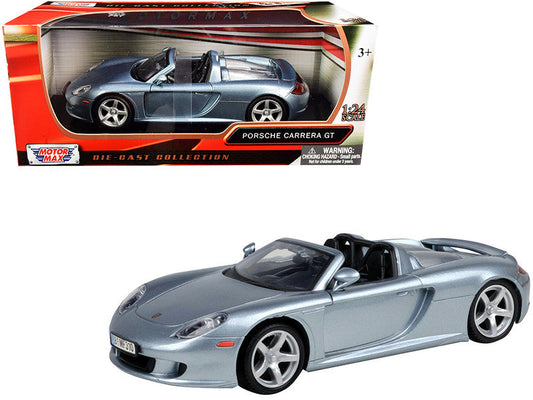 Porsche Carrera GT Gray 1/24 Diecast Model Car by Motormax LuxuryLifeWay Online Store