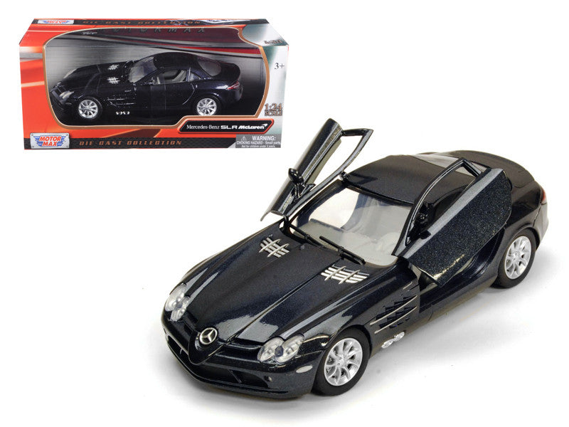 Mercedes Mclaren SLR Metallic Black 1/24 Diecast Model Car by Motormax LuxuryLifeWay Online Store