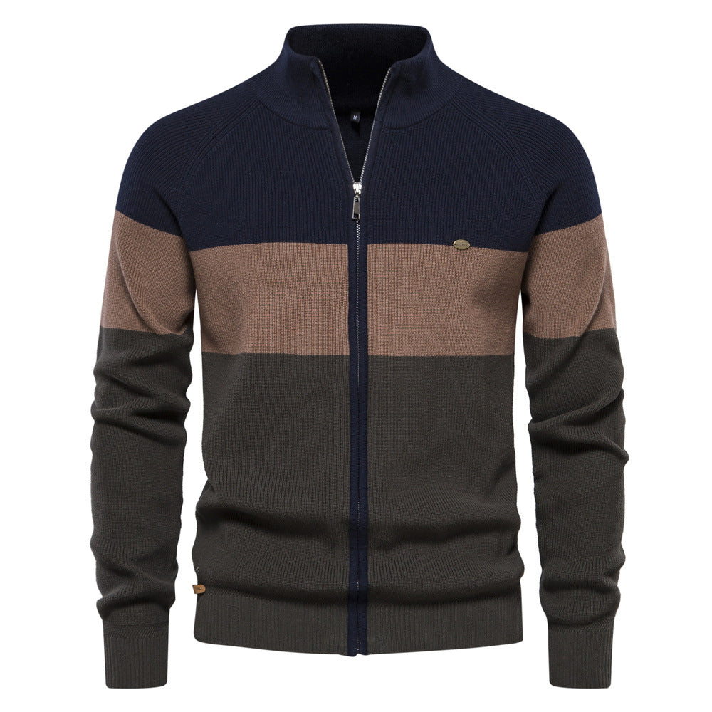 2026 New Men's Sweater Coat European Size Cross-border Autumn And Winter Sweater Cardigan High Quality Fashion Coat Men NorixaFashion.com