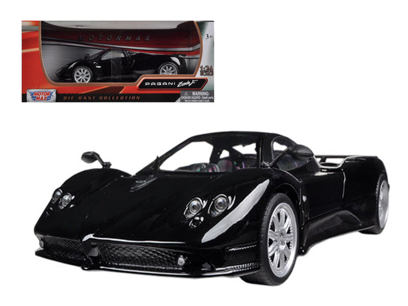 Pagani Zonda F Black 1/24 Diecast Car Model by Motormax LuxuryLifeWay Online Store