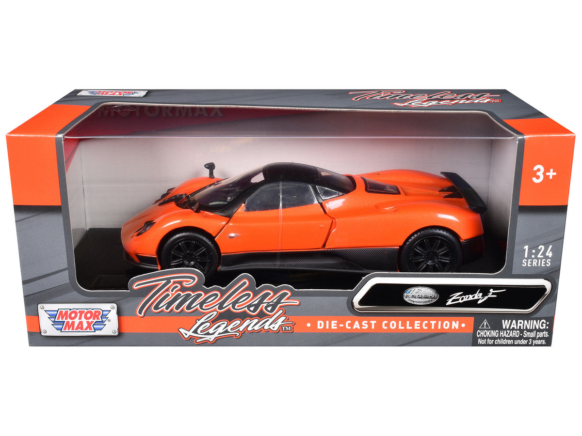 Pagani Zonda F Orange 1/24 Diecast Car Model by Motormax LuxuryLifeWay Online Store