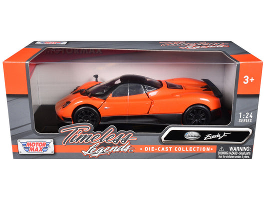 Pagani Zonda F Orange 1/24 Diecast Car Model by Motormax LuxuryLifeWay Online Store