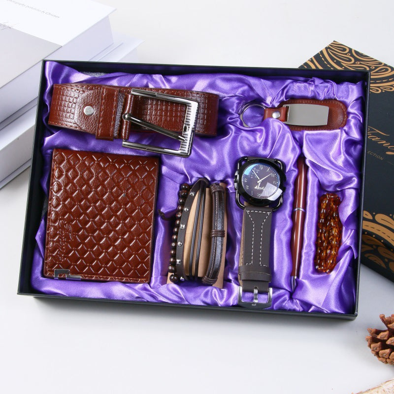 Cross-Border Men's Gift Business Gift Suit Belt Wallet For Boyfriend Valentine's Day Christmas Gift LadyShow.Store
