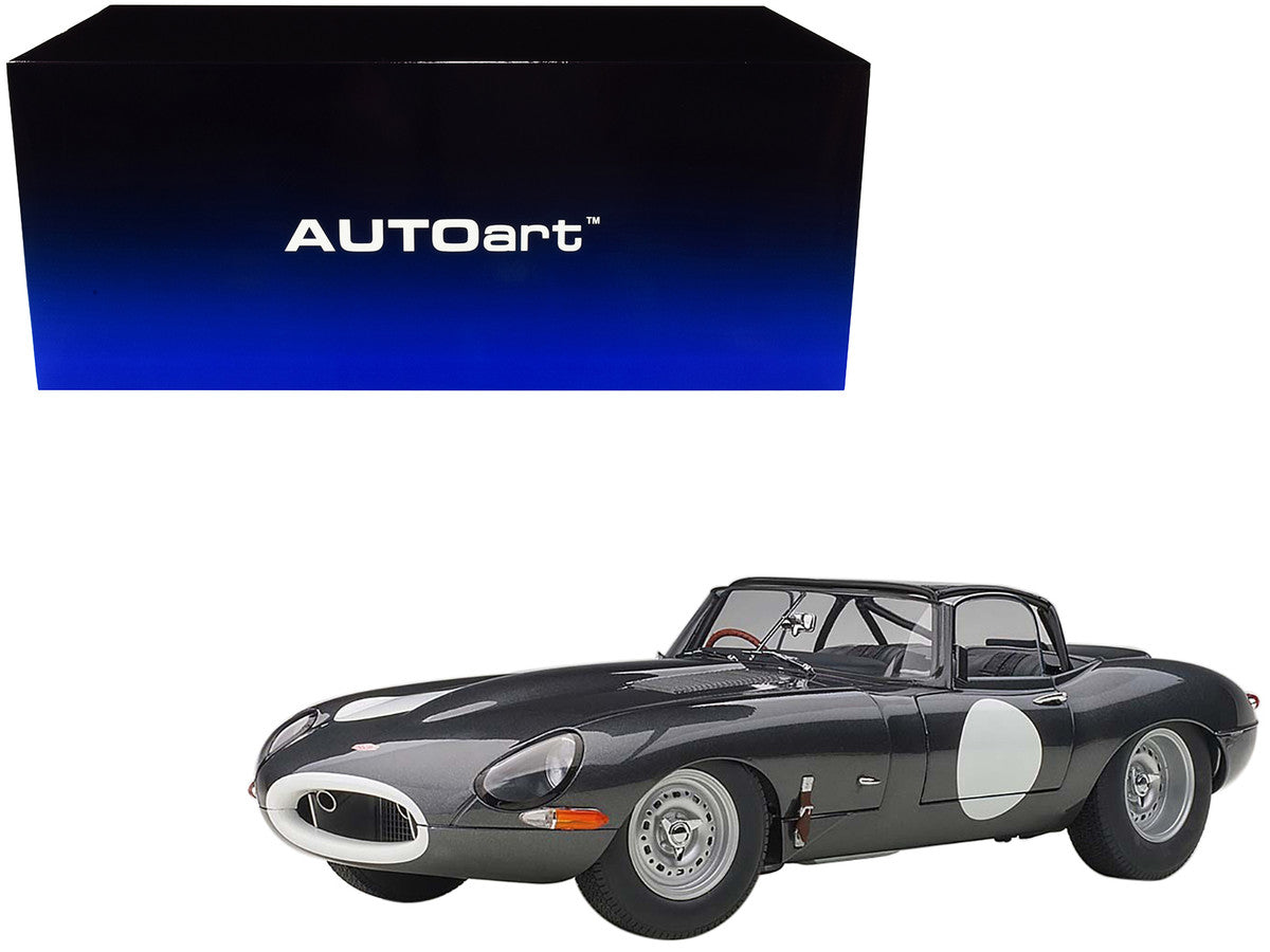 Jaguar Lightweight E Type Roadster RHD (Right Hand Drive) Dark Gray 1/18 Model Car by Autoart LuxuryLifeWay Online Store