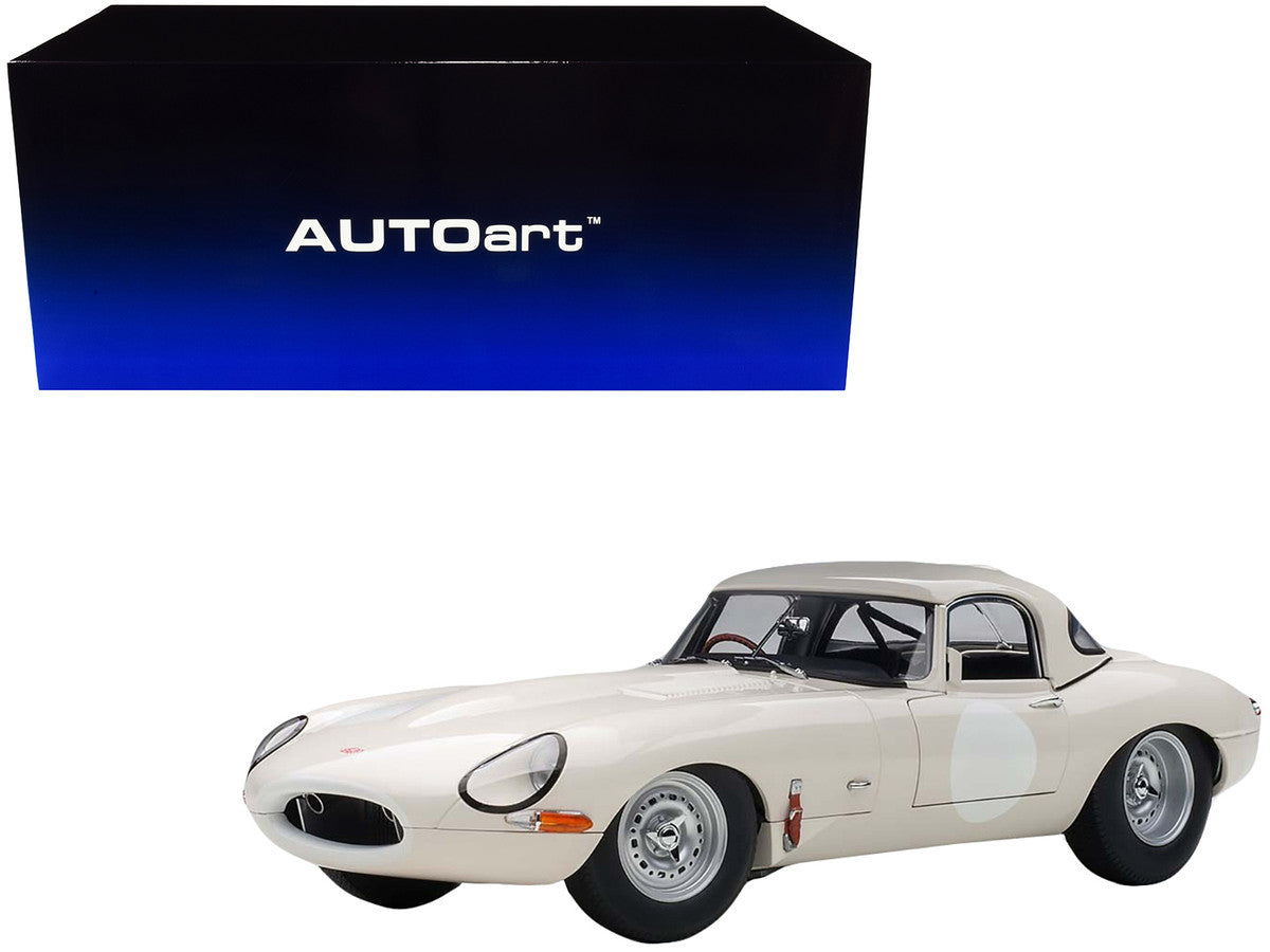 Jaguar Lightweight E Type Roadster RHD (Right Hand Drive) White 1/18 Model Car by Autoart LuxuryLifeWay Online Store