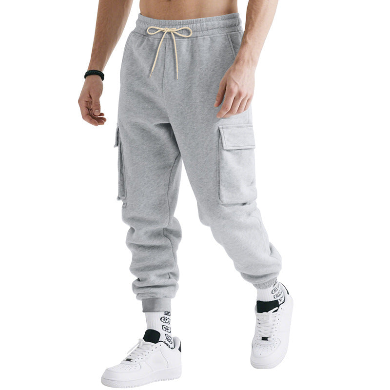 Loose Leisure Sports Men's Multi-pocket Workwear Trousers NorixaFashion.com