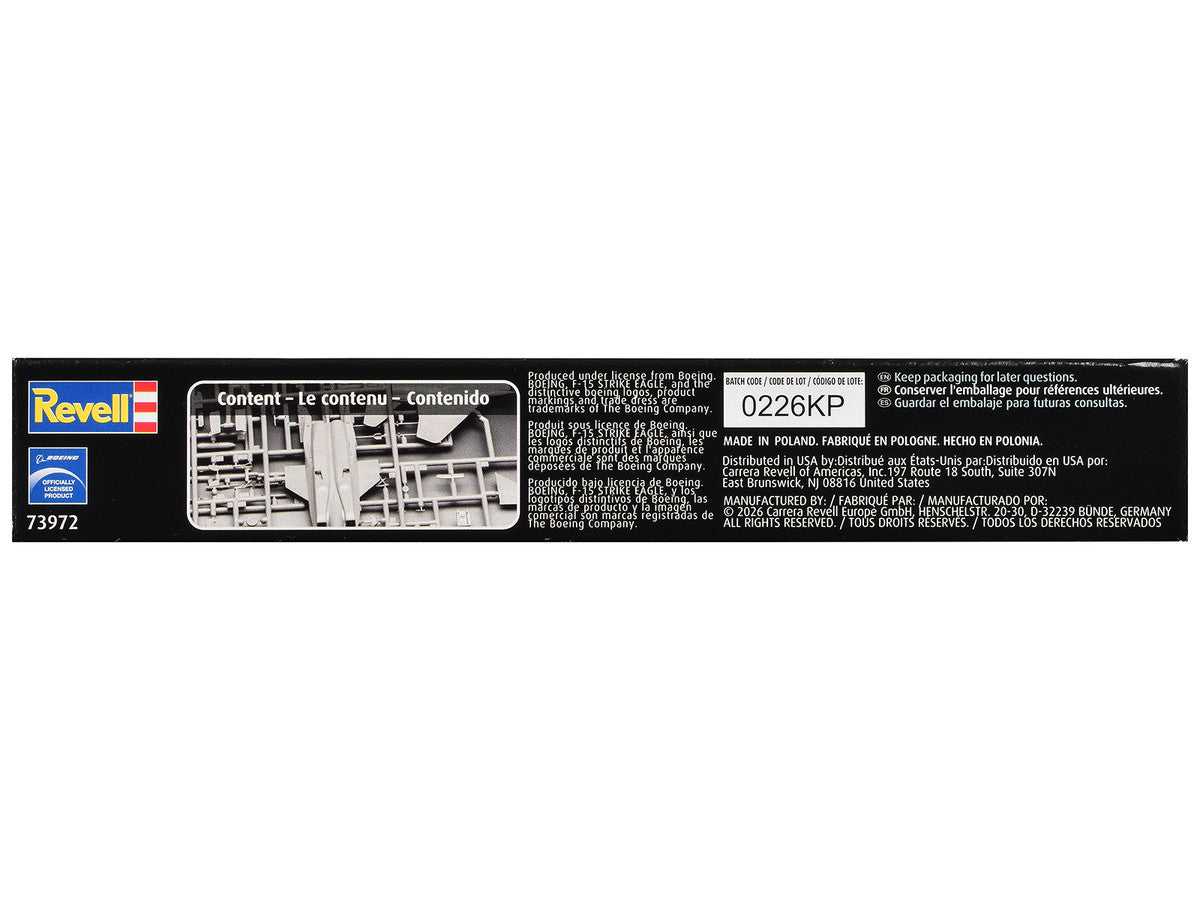 Level 4 Model Kit F-15E Strike Eagle Aircraft All-Included Kit 1/72 Scale Model by Revell LuxuryLifeWay Online Store