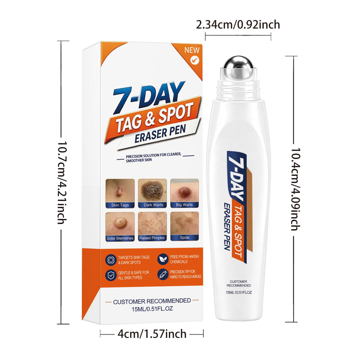 Stain Removal Pen 15ml 1box Tri Light Beauty