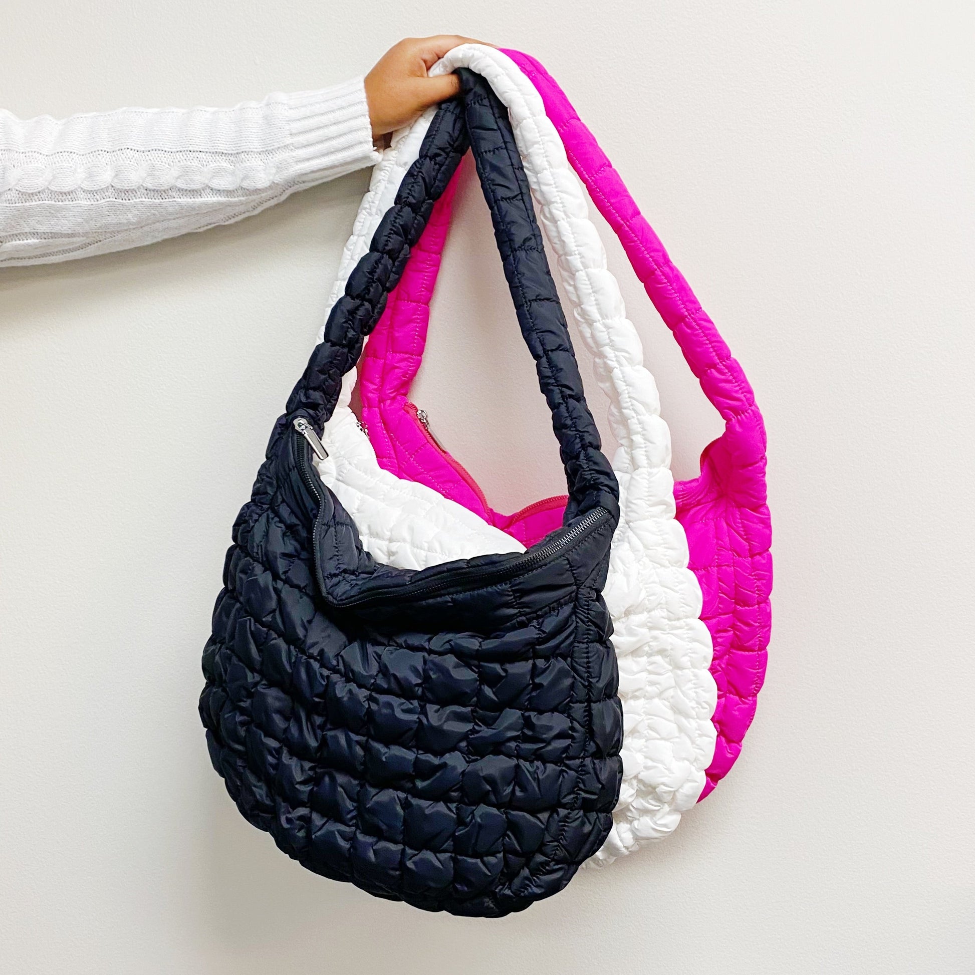 Carry All Quilted Cross Body Bag LadyShow.Store