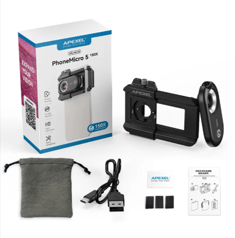 Portable Purple Light Phone Microscope Pi-Mart
