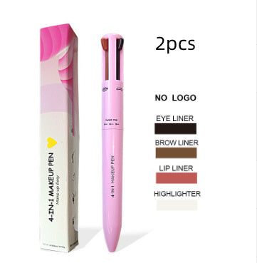 Four-in-one Cosmetic Brush Four-color Highlight Lip Liner Eyeliner Eyebrow Pencil LadyShow.Store
