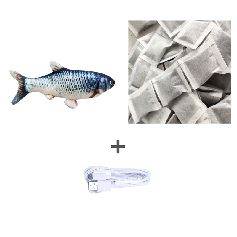 Without Cat Nip Version - Electric Jumping Fish Simulation Electric Fish Toy Pets Fashion