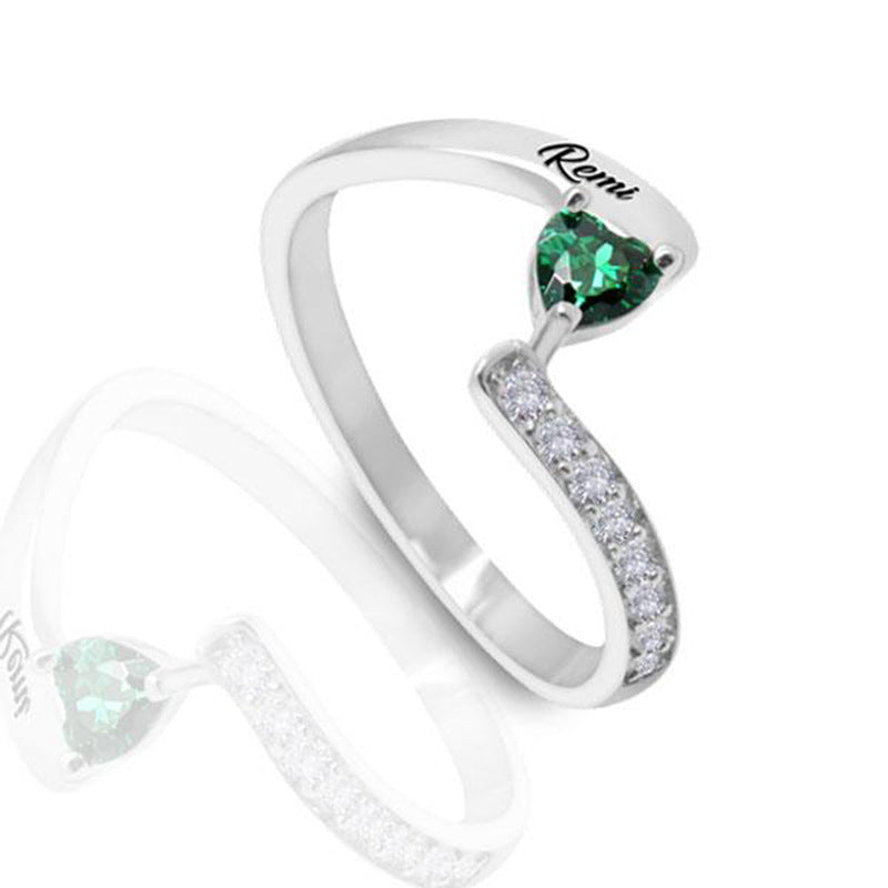 DIY Engraved Ring for Mother's Day Gift LadyShow.Store