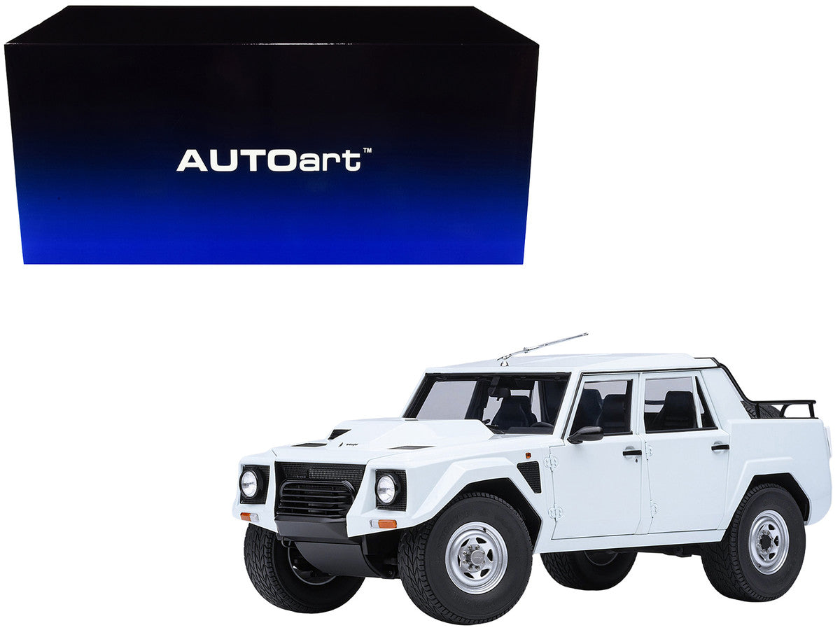 Lamborghini LM002 Bianco Polo Park White 1/18 Model Car by Autoart LuxuryLifeWay Online Store