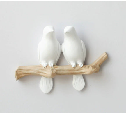 Bird Decoration Hook Entrance Wall No-trace Key Hook No-drill Wall Decor Wall-mounted Coat Hook PearlNestDecor.com