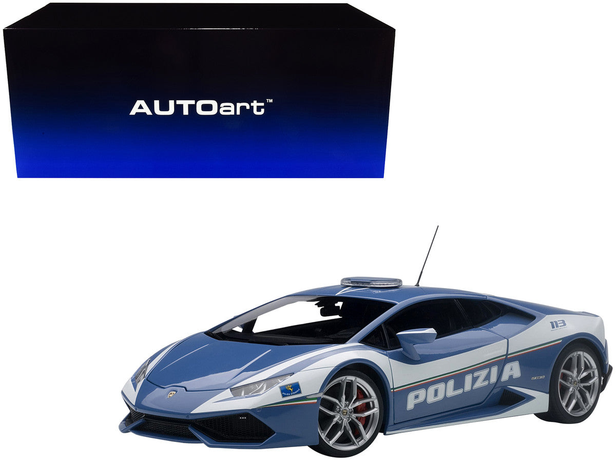 Lamborghini Huracan LP610 Police Car 1/18 Model Car by Autoart LuxuryLifeWay Online Store