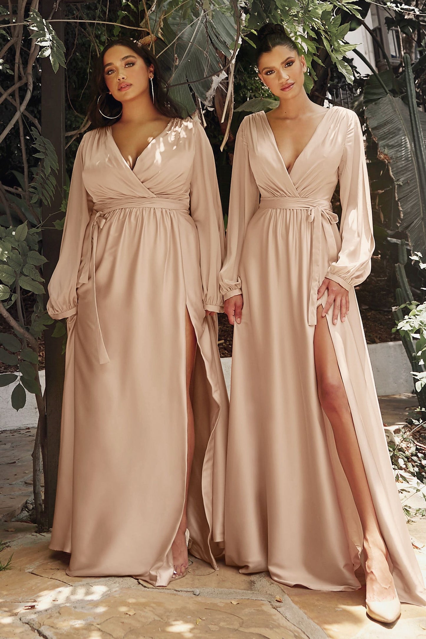 Long Sleeve Satin Dress LuxuryLifeWay Online Store