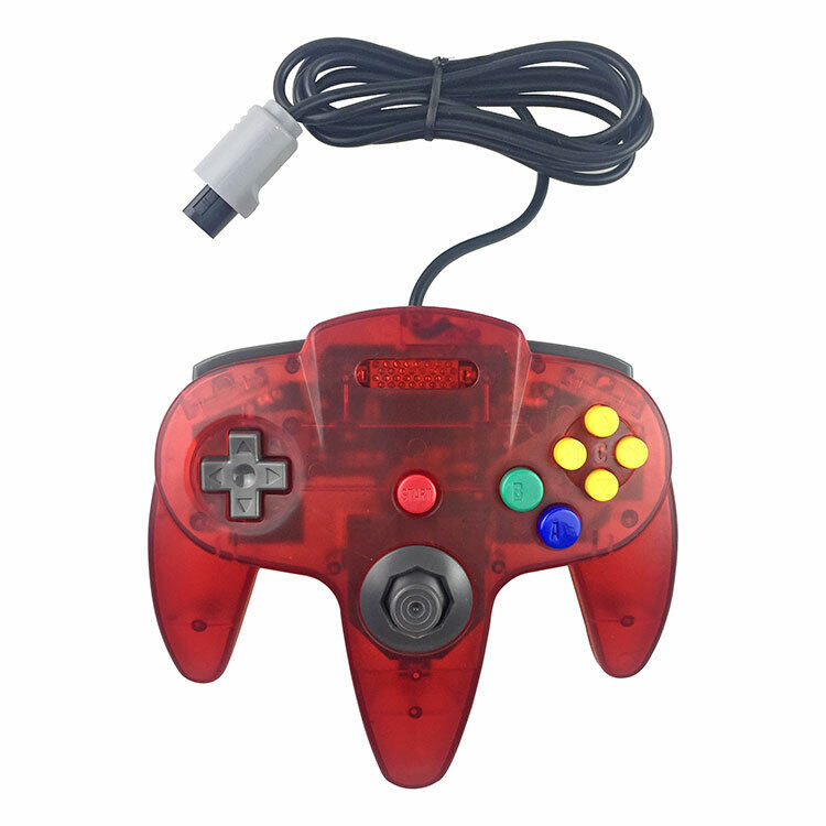 New Wired Controller Joystick Compatible With Nintendo 64 N64 Video Game Console Pi-Mart