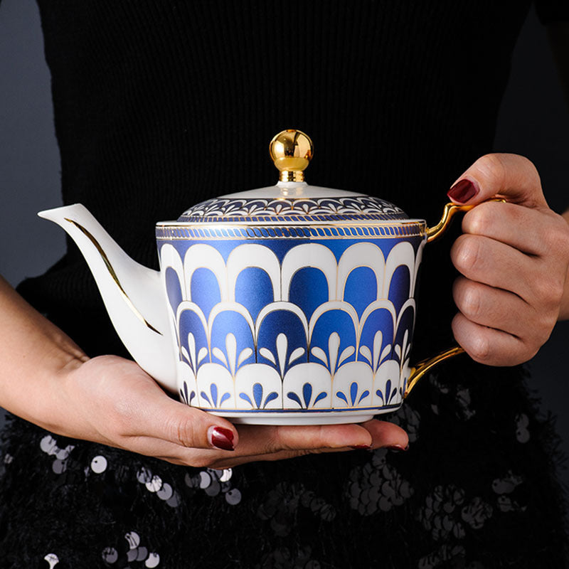 Luxury Household Heat Resistant Fashionable Ceramic Kettle PearlNestDecor.com